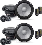 Alpine R2 Speaker Bundle - Two Pair of R2-S65C 6.5" R-Series High-Resolution 2-Way Component Speakers