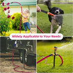 WELLUCK Garden Hose 5/8 in x 25 FT, Heavy Duty Durable Anti Kink Flexible Garden Water Hose for Drinking Water Safe BPA Free, All-weather Lightweight Water Hose for Garden RV Camper Marine