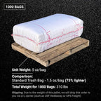 Sandbaggy Large Sandbags - Size: 31" x 45" - Thick Heavy Duty Contractor Bags, Heavy Duty Garbage Bags, Dumpster Bag, Construction Trash Bags, Contractor Bags 6 mil (1000)