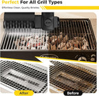 Electric Rotary Grill Brush for Outdoor Grill, 3-Speed Power Control, 304 Stainless Steel BBQ Grill Brush with No Bristle Shedding, 90 Mins Extended Runtime Grill Cleaning Brush
