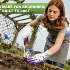 Gardening Tools Set, 11-Piece Heavy Duty Garden Tools Including Garden Gloves,Anti Rust Gardening Essentials Kit for Starters,Gardening Gift for Women