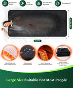 Sauna Blanket Infrared Sauna Blanket with Infrared Light, Sauna Bag for Relaxation and Wellness, Waterproof Infrared Heat Sauna Wrap