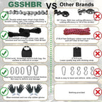 55 Inch High Reach Hand Rope Saw for Tree Limbs with 70 Sharp Teeth Blades on Both Sides,Rope Saw Tree Saw High Limb Rope Chainsaw, Pocket Chainsaw