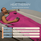 LifePro RejuvaWrap Far Infrared Sauna Blanket for Detox & Relaxation – Available in 5 Colors & 3 Models – Portable Sauna Blanket Infrared for Muscle Relief, Circulation & Recovery – 9 Heat Levels
