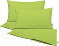 RSH DECOR: Sunbrella Pillow Covers Set of 4 | Covers Only - 20" x 12" | Outdoor Lumbar Pillow Covers Crafted with Sunbrella Performance Fabric | Canvas Macaw