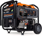 Generac 12,500 Starting Watt Tri-Fuel Portable Generator - Electric Start - Gas, Propane or Natural Gas - Home Backup, Jobsite, or RV - Quiet Operation - Long Runtime - 50-State Compliant