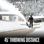 EGO Power+ 21" Electric Snow Blower, Cordless Auger-Propelled, Includes (2) 56 V 7.5Ah Batteries and Dual Port Charger - SNT2125AP