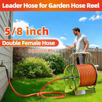 SPECILITE Garden Water Hose 5 ft x 5/8 in with Female to Female Connector, Small Leader Hose for Hose Reel, Heavy Duty, Flexible & Lightweight, Water Pipe, Outdoor Water Hose Extension Adapter