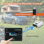2000W Pure Sine Wave Power Inverter DC 12V to AC 120V Converter with LCD Display, Wireless Remote Control, 4 AC Outlets, 1 Hardwire Terminal, Dual USB Ports for RV Truck Boat Solar System