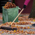 kingsea 2 Pack Yard Waste Bags, Large Yard Dustpan-Type Garden Bag, 53 Gallons Heavy Duty Lawn Pool Garden Leaf Bag for Collecting Leaves Grass Clippings Yard Debris