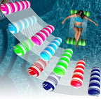 5 Pack Inflatable Pool Floats Adult Size Water Hammock,Hammock Floats for Adults,4-in-1 Multi-Purpose Pool Floating Toys,Pool Rafts Lounge Chairs Floaties,for Adults Vacation Fun and Rest