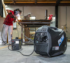 Pulsar 4,200W Portable Gas-Powered Quiet Inverter Generator for Home Emergency Backup, Parallel Capability, RV Ready, Long Run Time, GX420N