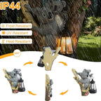 Koala Tree Hugger Garden Statue Outdoor Decorative Sculpture, Solar Lantern Outdoor Waterproof, Garden Decorations Home Patio Yard Outdoor, Relaxed Koala Gifts for Mom