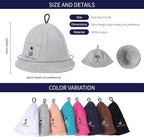 Cotton Towel Sauna Hat – Washable & Soft – Unisex Design for Men and Women