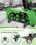 Snow Blower Storage Dollies Replacement Accessories Compatible for 44", 47", 54" Snow Blowers, Snow Blowers Storage Rack with Caster Wheels to Reduce Weight