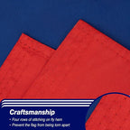 Norway Norwegian Flag 3x5 ft Outdoor, Double Sided 3 Ply Heavy Duty National Flag for NO, 100% Quality Polyester Norwegian Banner with Brass Grommets 4 Rows Stitches