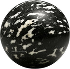 Amazing Gemstone Black and White Tourmaline Crystal Ball with Stand - 2" Inches Crystal Sphere Meditation Balls for Witchcraft and Decorative Balls