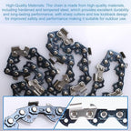 2PCS 8'' Polesaw Chain for Black & Decker LPP120 LPP120B NPP2018 Pole Saw WORX WG310 Pole saw, 8 inch Replacement Chain for Black & Decker CCS818 and More -3/8" -.043" - 34 DL