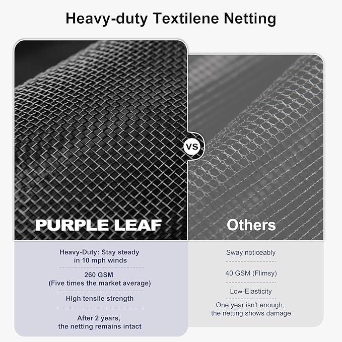 PURPLE LEAF 14' X 24' Outdoor Hardtop Gazebo Patio Wide Aluminum Frame Galvanized Steel Double Roof with Heavy Duty Netting and Curtains for Permanent Hard Top Pavilion Screen, Navy Blue
