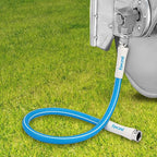 Fevone Garden Leader Hose 3 ft., Lightweight Hybrid Water Hose, Flexible and Durable, Leak-Free Connections