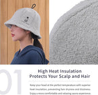 Cotton Towel Sauna Hat – Washable & Soft – Unisex Design for Men and Women