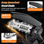 Mini Chainsaw Cordless, 6 inch Electric Chain Saw, Lightweight and Portable, Suitable for Women/Elderly/DIY Enthusiasts, with Two 21V2000mAh Batteries for Tree Pruning and Wood Cutting