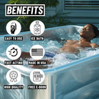 5in1 Weekly Cold Plunge Water Treatment - Cold Plunge Cleaner, Ice Bath Cleaner, Water Stabilizer For Cold Plunge Ice Pod, Clarifier Softener, Cold Plunge Accessories, Ice Bath Accessories