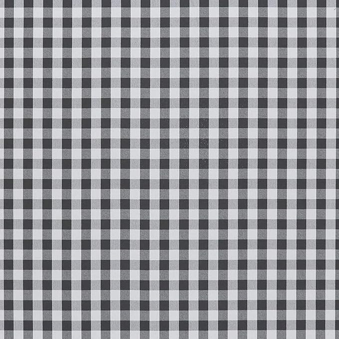 RSH DECOR: Deep Seating Cushion with Pillow Back | 24” x 27” Seat | All-Weather Spun Fabric | Water and Fade-Resistant | Outdoor Chair Cushion Set for Patio Furniture | Dawson Pewter Black Plaid