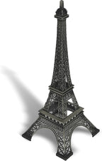 allgala 15" Eiffel Tower Statue Decor Alloy Metal, Black