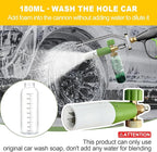 4350 PSI Pressure Washer Gun with Foam Cannon Kit, Foam Cannon no Need Water with 5pcs Nozzle Tips, 1/4'' Quick Connector, Compatible with Gas Pressure Washers & Electric Power Washers