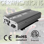 Wagan EL3810 Pure Line 3000 watt Power Inverter 6000 Watt Peak Surge Power DC 12V to 110V AC Car Inverter ETL Certified