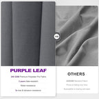 PURPLE LEAF 10' X 6.5' Swivel Outdoor Patio Aluminum Umbrella with Base Left-right Tilting Cantilever Offset Umbrella with UV Resistant Heavy Duty Fabric for Deck Pool Patio Backyard, Graphite Grey