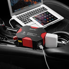 BESTEK 400W Car Power Inverter DC 12V to AC 110V Car Plug Inverter Adapter Power Converter with 4 USB Charging Ports and 2 AC Outlets Car Charger, ETL Listed