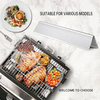 7636 7638 7639 Grill Grates Grill Replacement Parts for Weber Spirit Grill Spirit II E-310, E-320, S-310, S-320, GS4 Spirit 2 300 Flavorizer Bars 15.3”, 17” Stainless Steel BBQ Grid Accessories