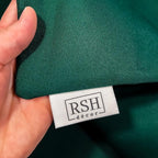 RSH DECOR: Sunbrella Pillow Covers Set of 4 | Covers Only - 26" x 16" | Outdoor Lumbar Pillow Covers Crafted with Sunbrella Performance Fabric | Canvas Forest Green