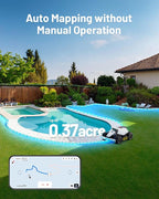 Mammotion LUBA mini AWD 800 Robot Lawn Mower with Replacement Blades, Mowing 0.2 Acre, All-Wheel-Drive for 80% Slope, UltraSense AI Vision+RTK Auto-Mapping, Cutting Height 0.8"-2.6"