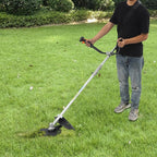 42.7cc Gas Weed Wacker, Gas Powered Weed Trimmer, 2-in-1 Weed Eater Gas Powered with 3 Cutting Heads, 6500RPM Professional Grass Trimmer for Lawn Care, Shoulder Strap Included