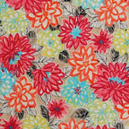 RSH DECOR Deep Seating Cushion with Pillow Back | 25” x 25.5” Seat | Water and Fade-Resistant Spun Fabric | Outdoor Chair Cushion Set for Patio Furniture | Artistic Floral