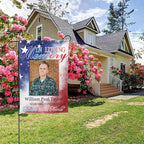 Custom Memorial Flag Personalized Garden Flag for Cemetery in Loving Memory with Photo Name Date Memory Garden Flags For Loss of Loved One Lawn Outdoor Double Sided Yard Flags (Memorial Funeral Flags 3, 28x40(in))
