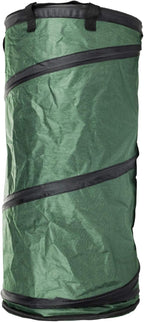 EXCELLO GLOBAL PRODUCTS Pop-Up Trash Can Portable Waste Container Outdoor Garbage Garden Yard Leaf Bin Collapsible Utility Bag (12.8" x 26")