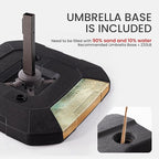 10x10 FT Cantilever Patio Umbrella with Base Included Double Top Outdoor Square Large Heavy Duty Aluminum Offset Umbrellas with 7 Level Tilt 360-degree Rotation for Pool Garden Deck,Fog Grey