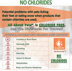 Snow and Ice Melt - Gentle on Your Pets Paws and Made with No Toxic Chlorides or Painful Rock Salt Safe for Dogs & Cats - 9 lb Shaker Jug
