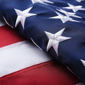 American Flags for Outside 3x5, USA US Flag Heavy Duty Outdoor, Made of 210D Oxford Fabric, Embroidered Stars, Brass Grommets