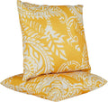 Outdoor Throw Pillows Waterproof Set of 2 Patio Pillows 18×18 Inch Decorative Pillows for Bed, Couch, Sofa and Patio Furniture