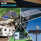 ACOPOWER 50W Mono Solar Panel,Waterproof Built-in Blocking Diode Small Solar Panels– Efficient 12V Battery Charger for RVs, Boats, and Off-Grid Applications
