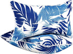 JMGBird Outdoor Pillows Waterproof Set of 2 Outdoor Throw Pillows with Insert Included 12×20 Inch Outdoor Lumbar Pillows for Patio Furniture
