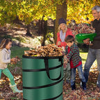 Camping Trash Can, Pop Up Trash Can/Recycle Bin, Foldable Garbage Can Camping for Gardening, Camping and Home Storage Etc(green10gallons)