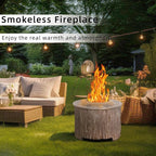 Afterglow Bonfire 20.5 Inch Smokeless Fire Pit with Removable Ash Pan - Portable Outdoor Fire Pit - Stainless Steel - Wood Burning Lightweight Fireplace, Ideal for 4-6 People