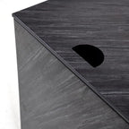 Propane Tank Cover Table for Fire Pits, 20 LB Iron Propane Tank Holder with Side Handles, Outdoor Tank Storage Side Table for Patio, Gas Griddle, Stone Gray