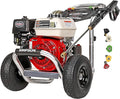 Simpson Cleaning 3600 PSI Gas Pressure Washer, 2.5 GPM Power Washer for Commercial Use, Honda GX200 Engine, 35-Foot MorFlex Hose, Aluminum Series, 49-State (ALH3425)